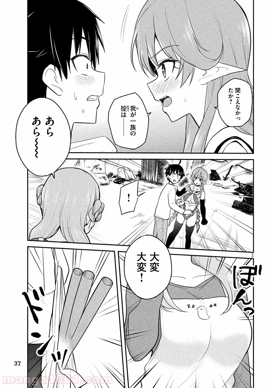 おたくの隣りはエルフですか？ 第2話 - Page 3