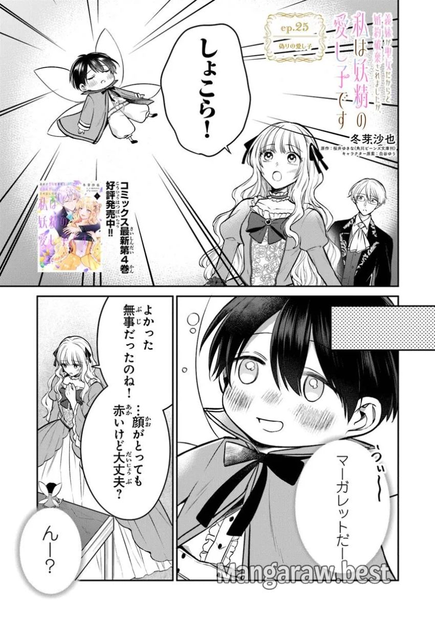 義妹が聖女だからと婚約破棄されましたが、私は妖精の愛し子です 第25.1話 - Page 1