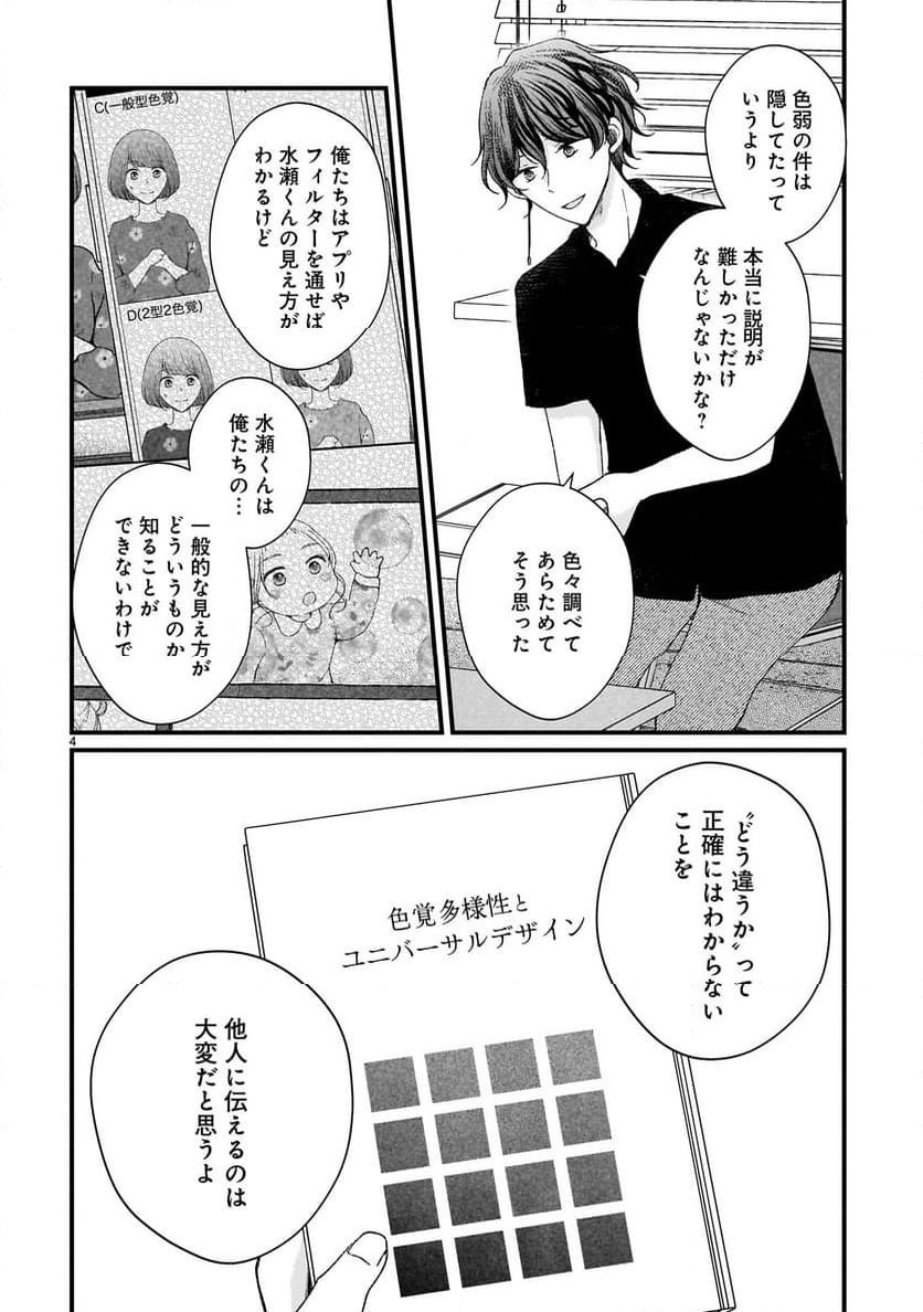 その蒼を、青とよばない - 第9話 - Page 4