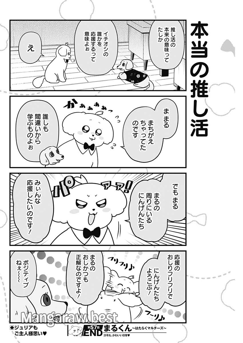 まるくん～はたらくマルチーズ～ 第57話 - Page 8