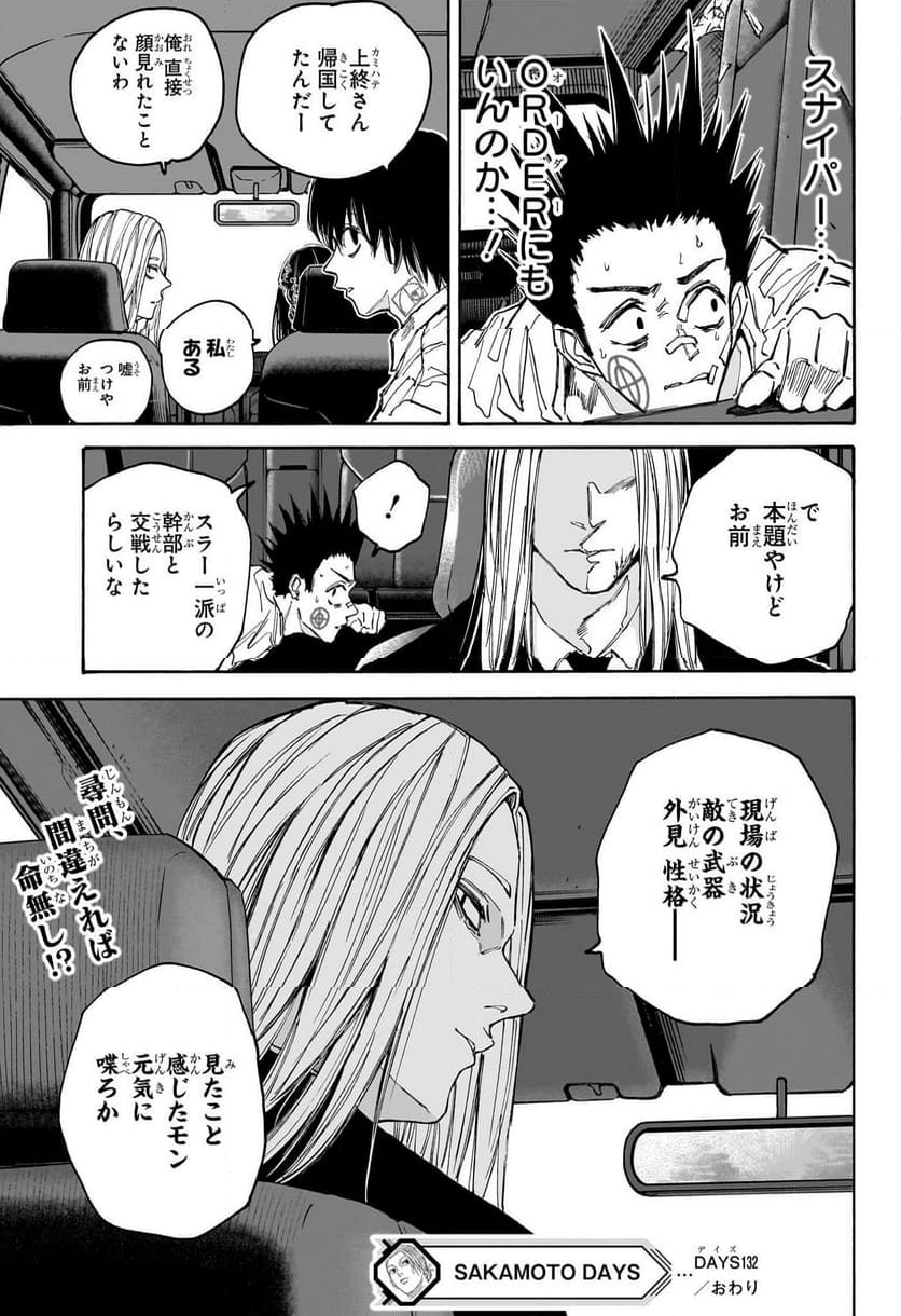 SAKAMOTO DAYS – サカモトデイズ 第132話 - Page 19