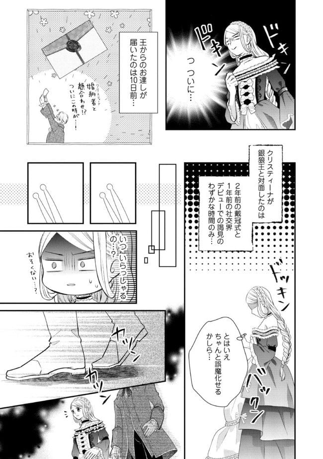 身代わり婚約者なのに、銀狼陛下がどうしても離してくれません！ 第1.2話 - Page 8