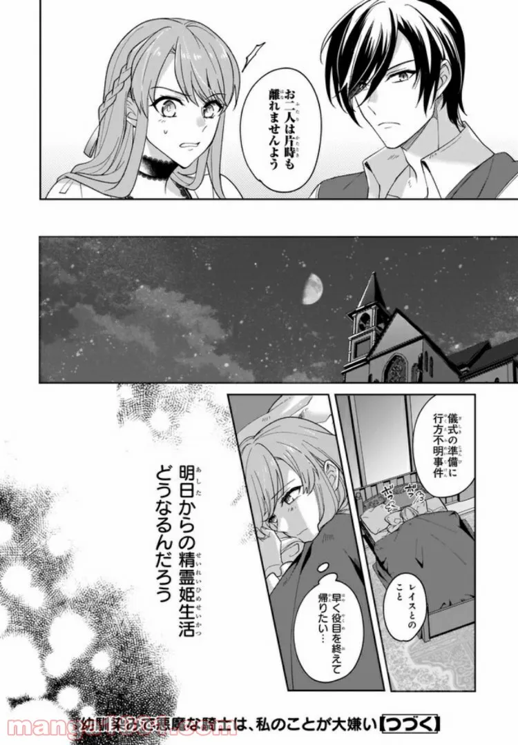 幼馴染みで悪魔な騎士は、私のことが大嫌い 第2.3話 - Page 10