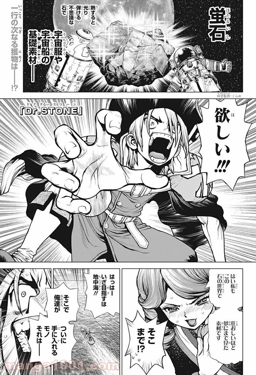 ドクターストーン – DR. STONE 第202話 - Page 1