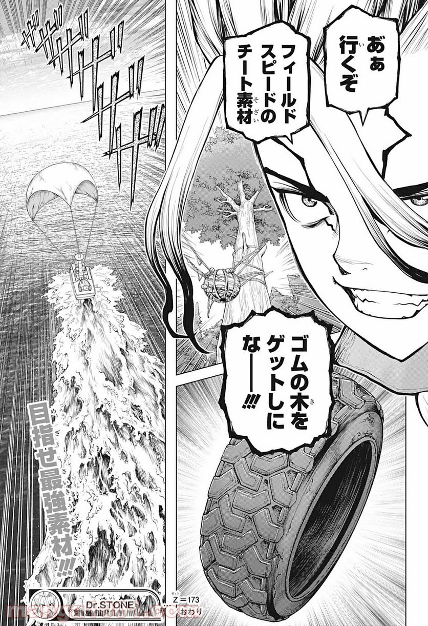 ドクターストーン – DR. STONE 第173話 - Page 19