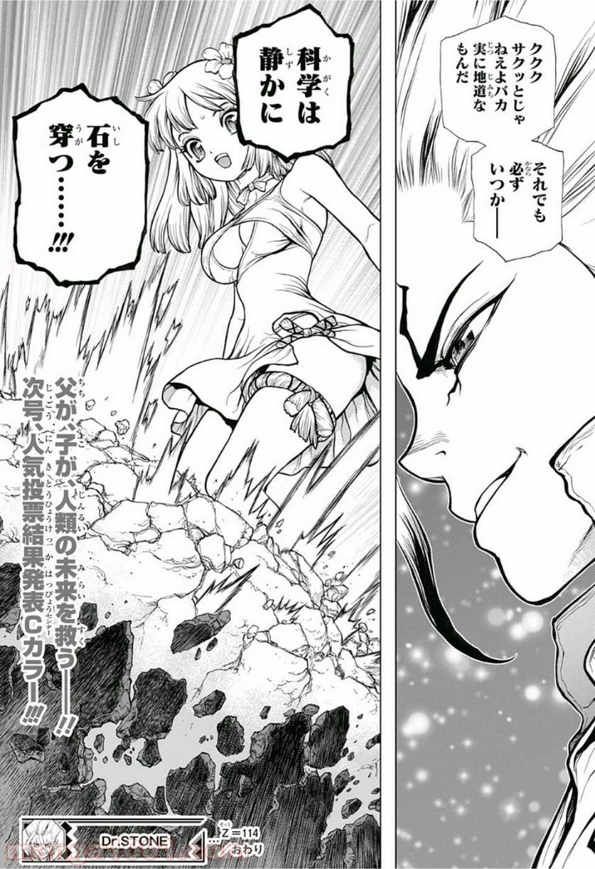 ドクターストーン – DR. STONE 第114話 - Page 19