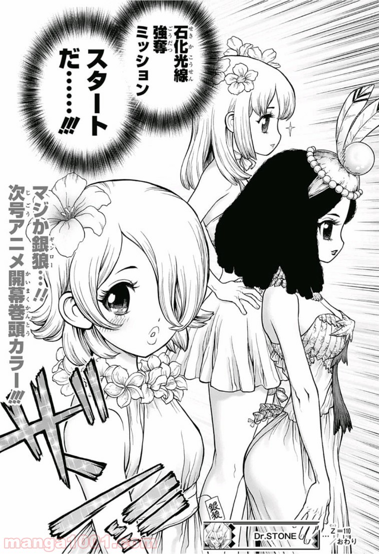 ドクターストーン – DR. STONE 第110話 - Page 19