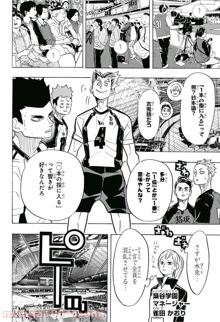 ハイキュー!! 第328話 - Page 6