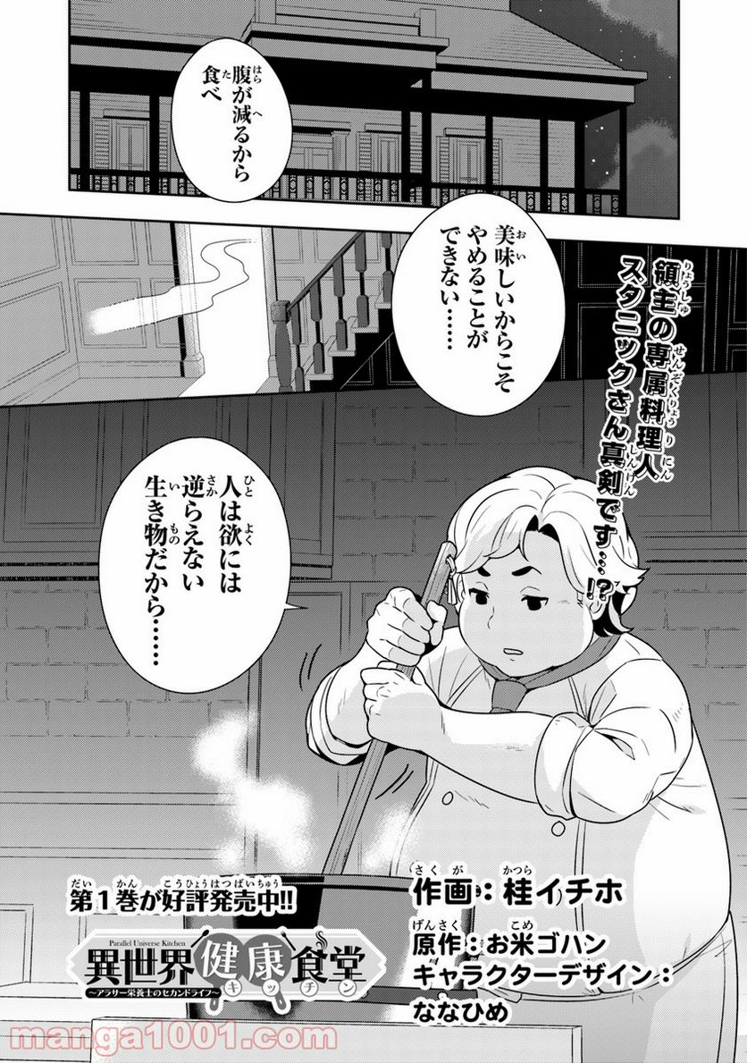 異世界健康食堂 ～アラサー栄養士のセカンドライフ～ 第8話 - Page 1