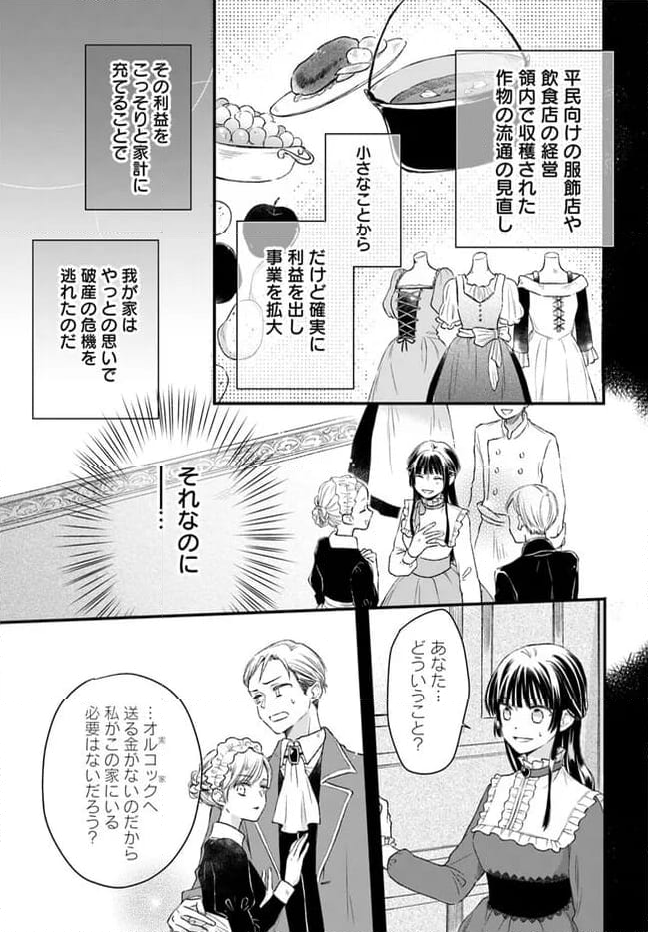 女伯爵アンバーには商才がある！　やっと自由になれたので、再婚なんてお断り 第1.1話 - Page 11