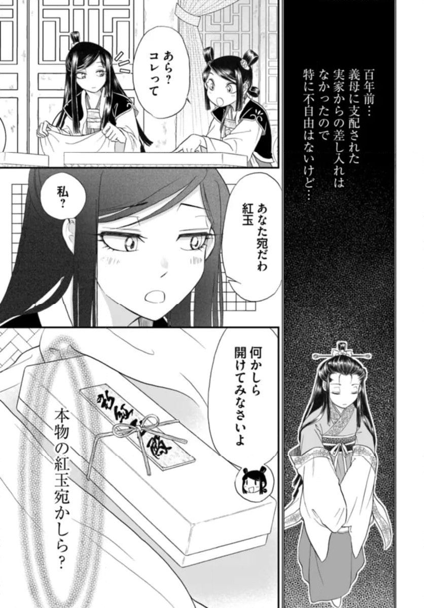 目が覚めると百年後の後宮でした　後宮侍女紅玉 第9.1話 - Page 5