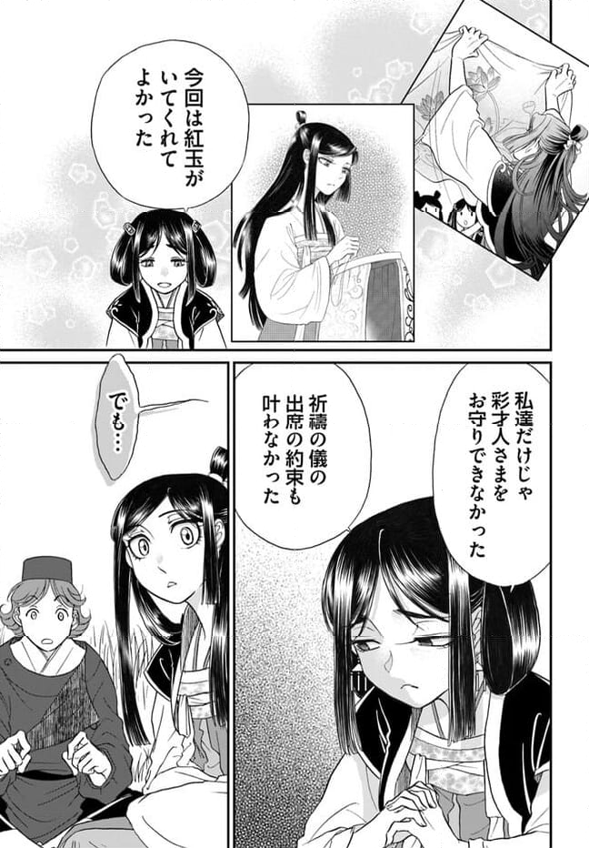 目が覚めると百年後の後宮でした　後宮侍女紅玉 - 第6.2話 - Page 3