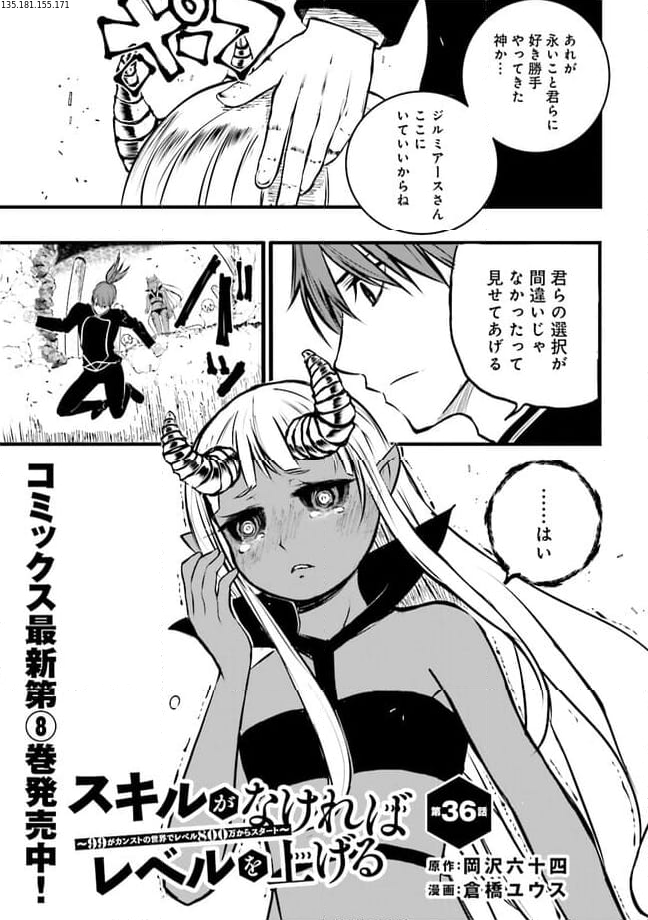 スキルがなければレベルを上げる～９９がカンストの世界でレベル800万からスタート～ - 第36.1話 - Page 1