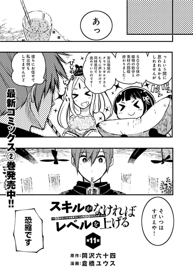 スキルがなければレベルを上げる～９９がカンストの世界でレベル800万からスタート～ - 第11.1話 - Page 1